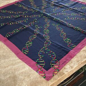 Purple Ralph Marlin & Co Silk Scarf